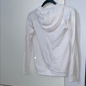 White Lululemon Ventilate Hoodie